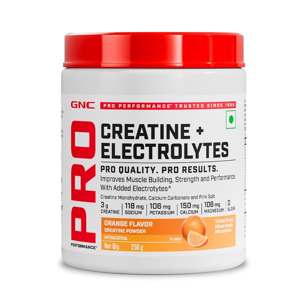 1 - GNC Pro Performance Creatine+ Electrolytes,  Orange  0.55 lb 