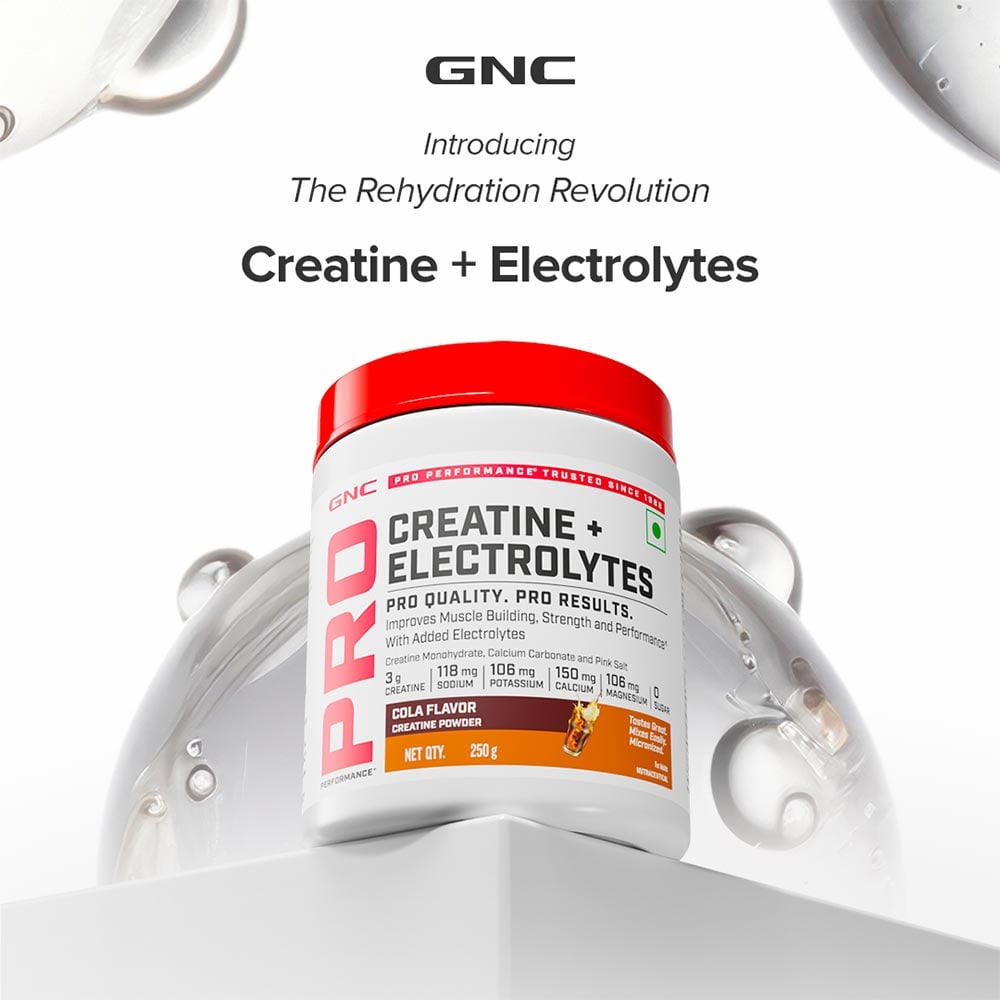 4 - GNC Pro Performance Creatine+ Electrolytes,  Orange  0.22 lb 