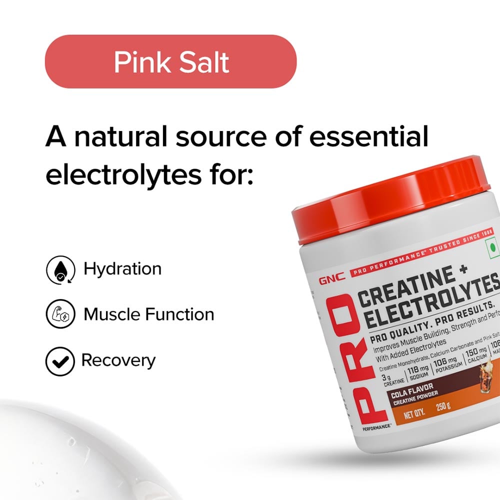 9 - GNC Pro Performance Creatine+ Electrolytes,  Orange  0.55 lb 