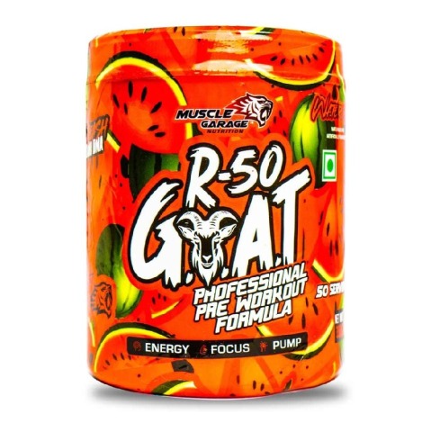 1 - Muscle Garage R-50 GOAT Pre-Workout,  0.77 lb  Watermelon 