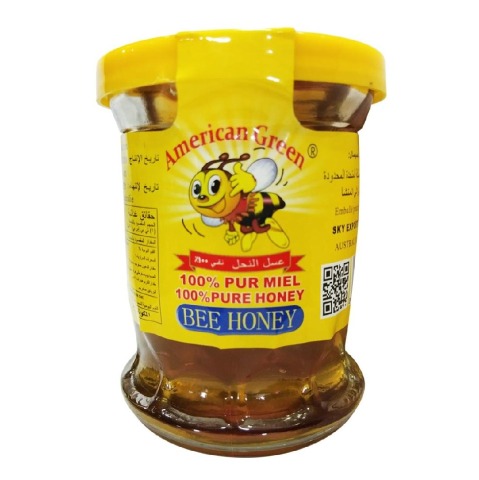 1 - American Green Pure Bee Honey, 80 g Unflavoured