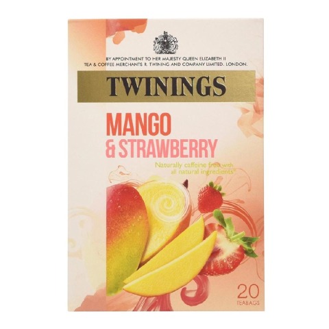 Twinings Mango & Strawberry, Natural 20 Tea Bag(s)