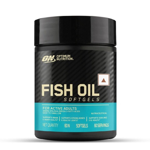 1 - ON (Optimum Nutrition) Fish Oil,  60 softgels 