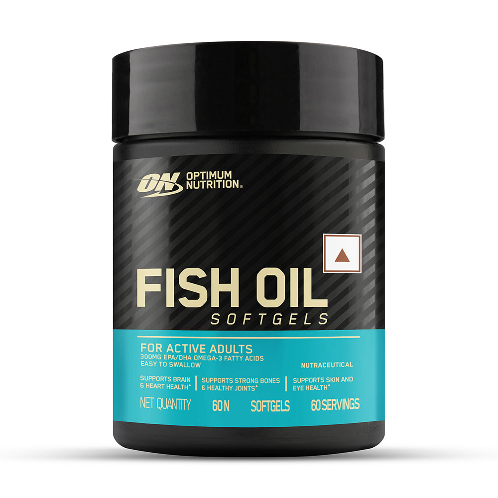 1 - ON (Optimum Nutrition) Fish Oil,  60 softgels 