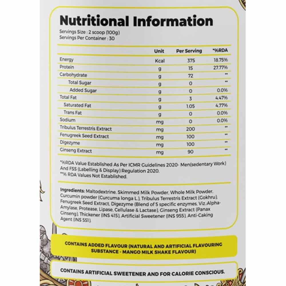 3 - 13 Lives Feast Mass Gainer,  6.6 lb  Mango Milk Shake 