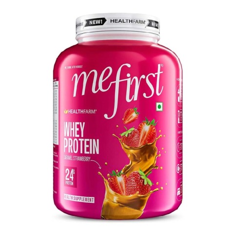 1 - Healthfarm MeFirst Whey Protein,  4.4 lb  Caramel Strawberry 