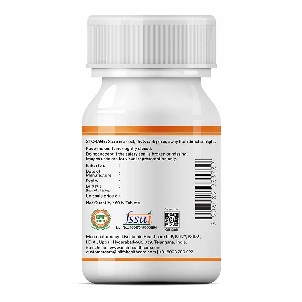 3 - INLIFE Turmeric Curcumin,  60 tablet(s) 
