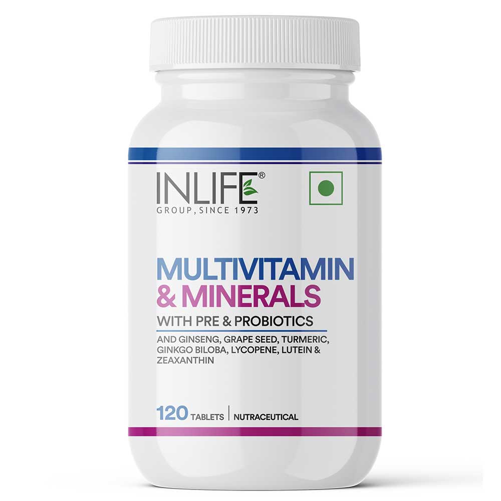 3 - INLIFE Multivitamin & Minerals,  120 tablet(s)  Unflavoured 