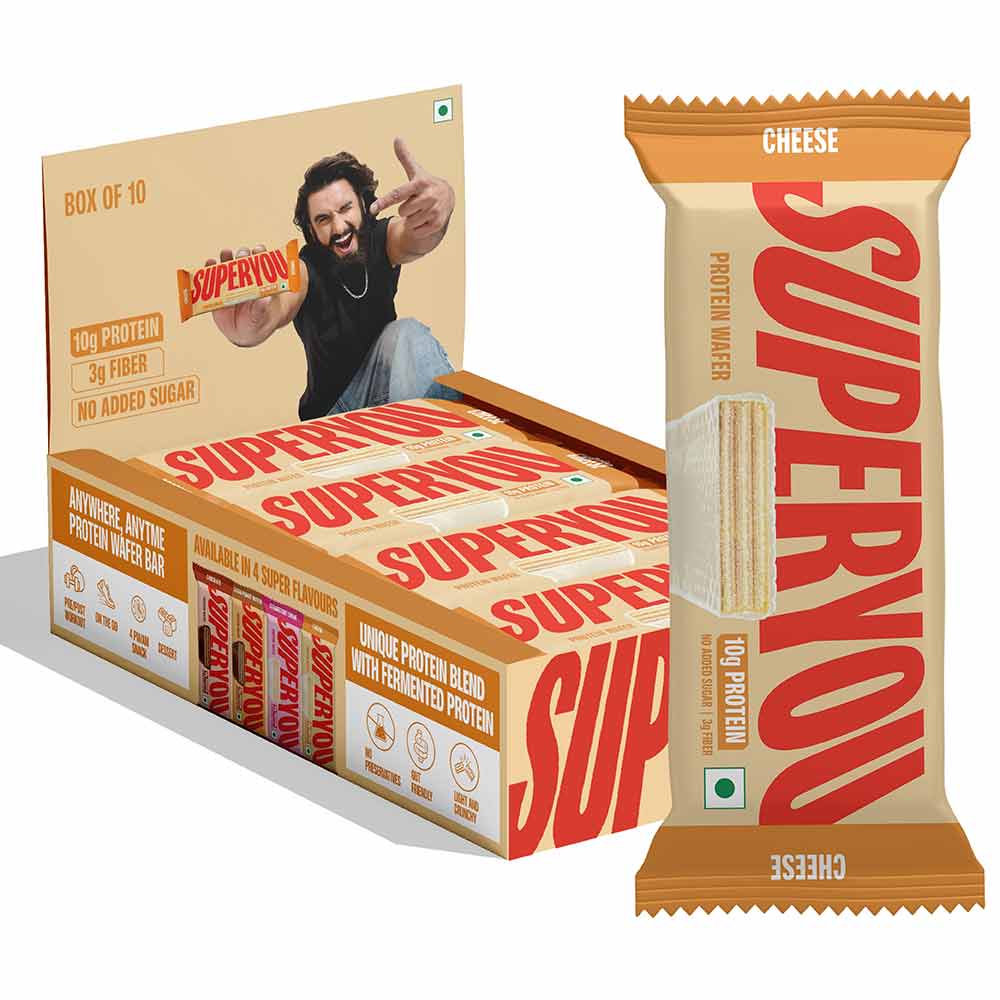 1 - Superyou Protein Wafer Bar,  10 bar(s)  Cheese 