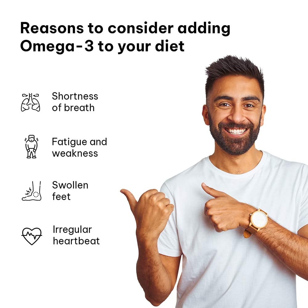 6 - HK Vitals Fish Oil 1000mg with 180mg EPA and 120mg DHA, 30 capsules