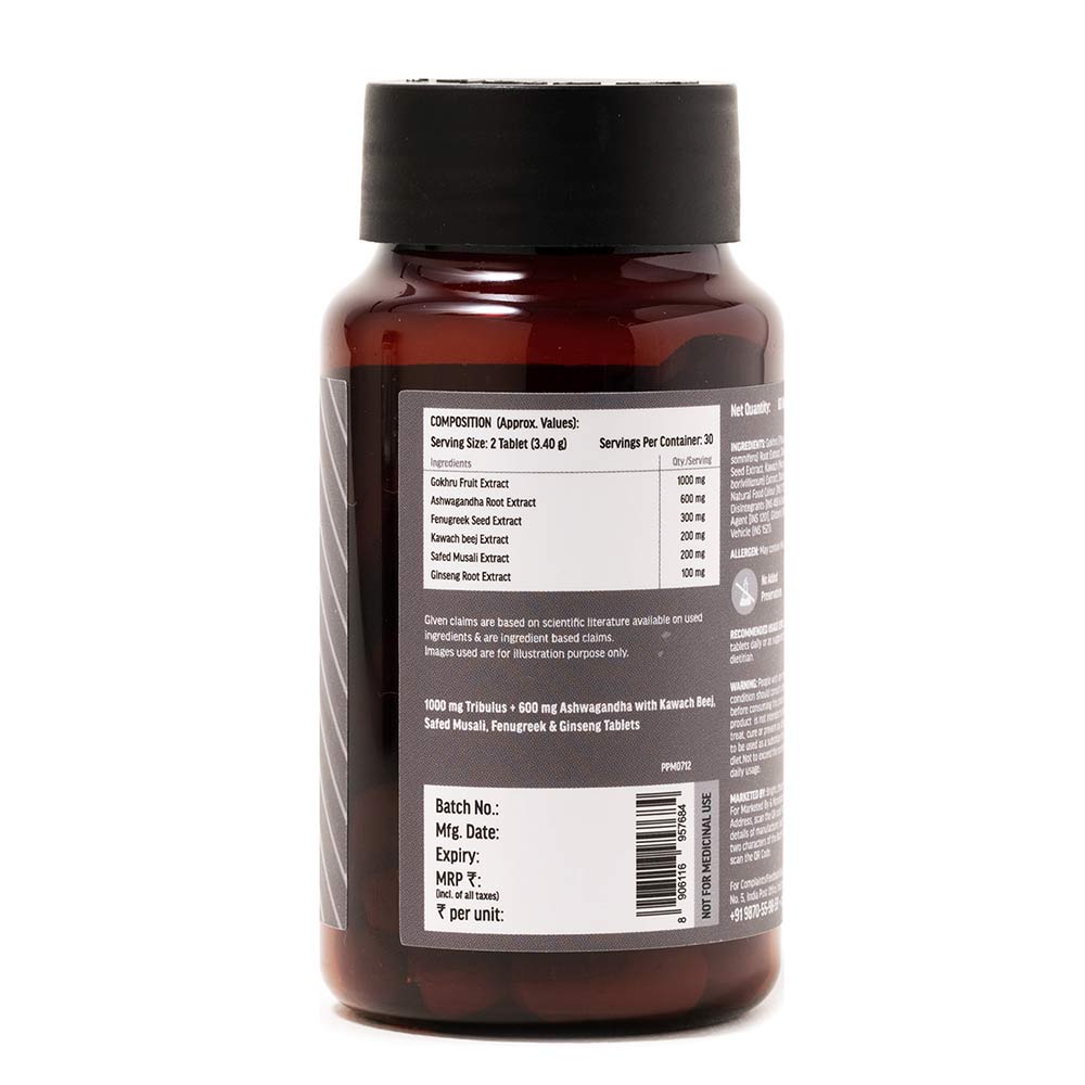 10 - HK Vitals Testo Bold with Ashwagandha & Ginseng,  60 tablet(s)