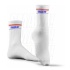 2 - Smash Socks,  White - Em  Crew Length 