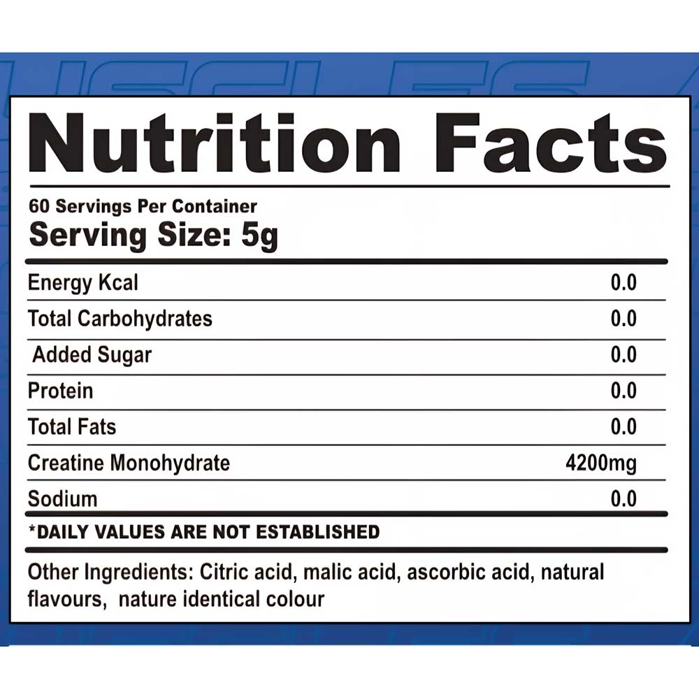 4 - Americanz Muscles Creatine Monohydrate,  Fruit Punch  0.66 lb 