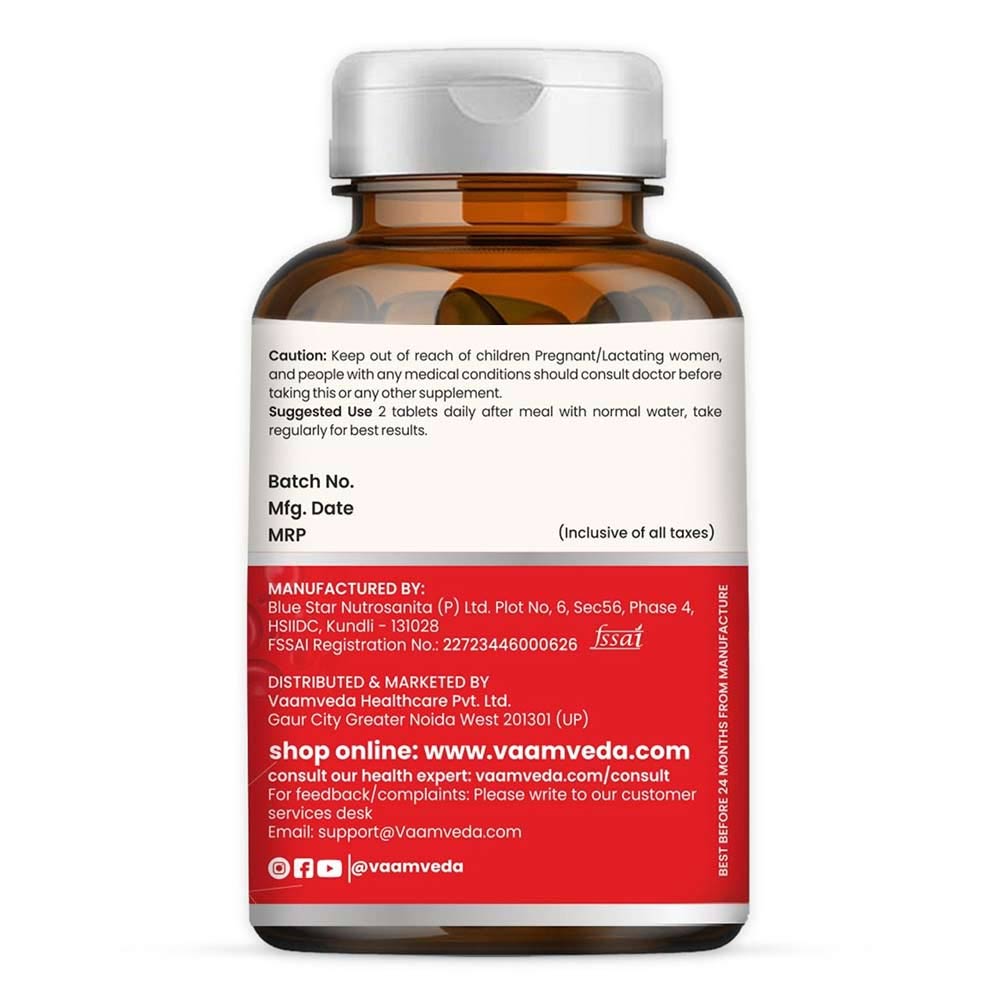 2 - Vaamveda Iron & Folic Acid (Pack of 2),  60 tablet(s) 