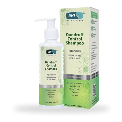 1 - DHI Dandruff Control Shampoo,  200 ml  for All Hair Types 