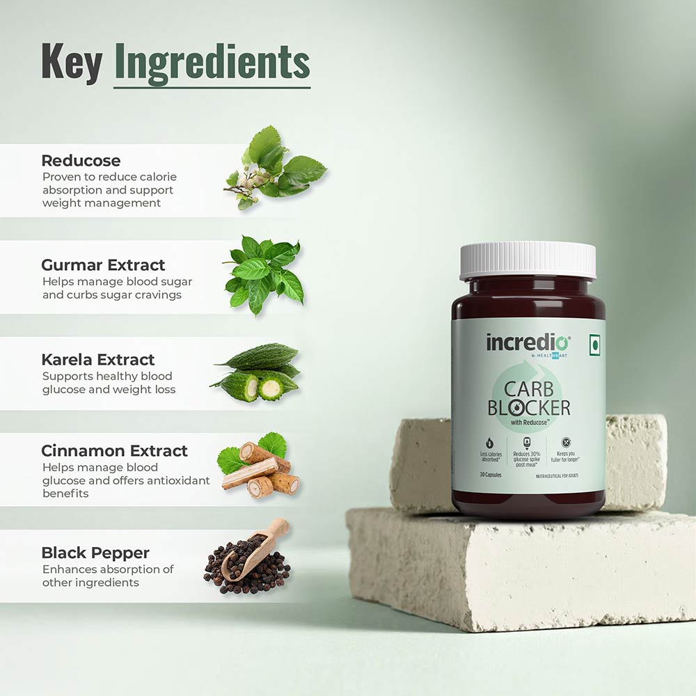 5 - Incredio Carb Blocker,  30 capsules
