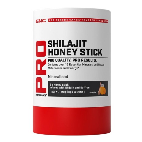 1 - GNC Pro Performance Shilajit Honey Stick,  30 sachets/pack 