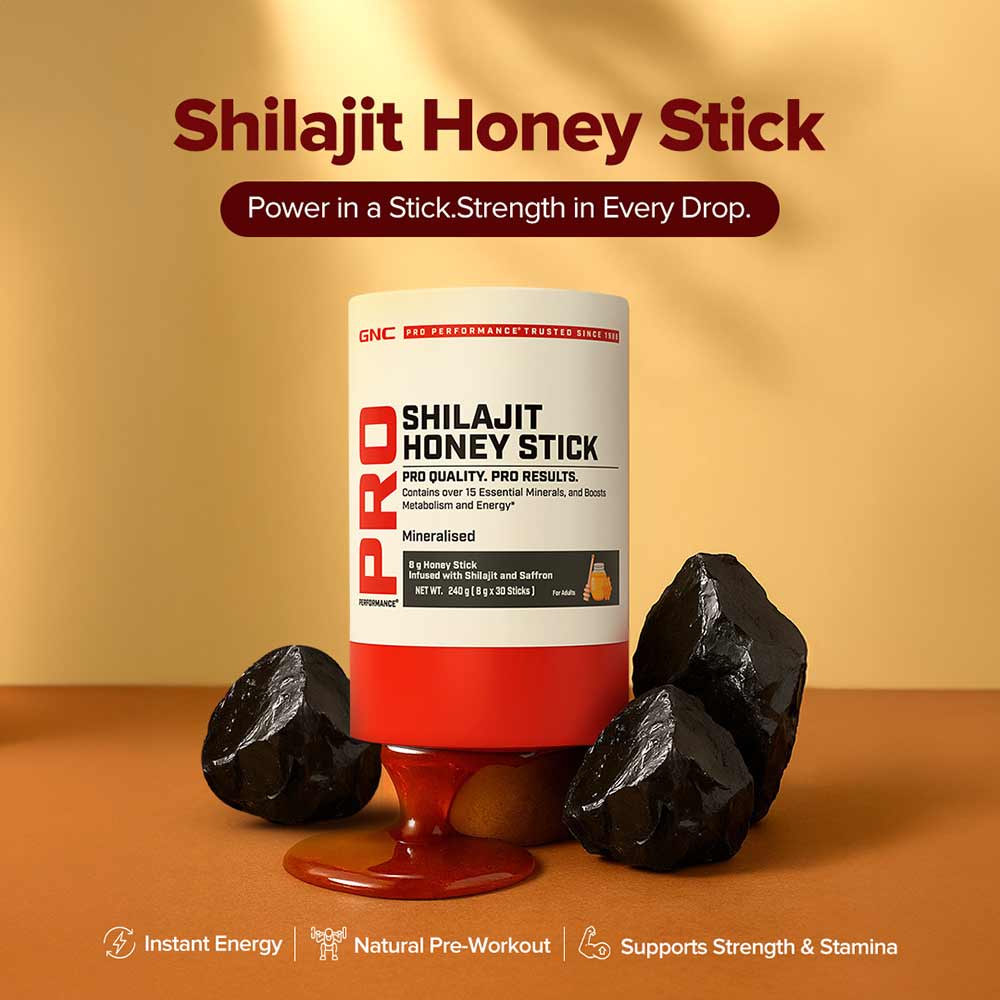 4 - GNC Pro Performance Shilajit Honey Stick,  30 sachets/pack 