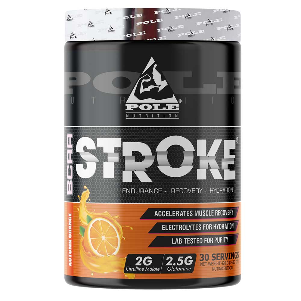 1 - Pole Nutrition BCAA Stroke,  0.93 lb  30 Servings  Autumn Orange 