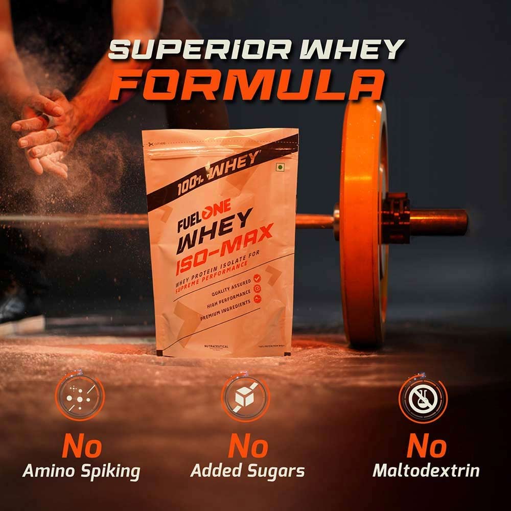 3 - Fuel One Whey Iso-Max Powder,  2.2 lb  Unflavoured 