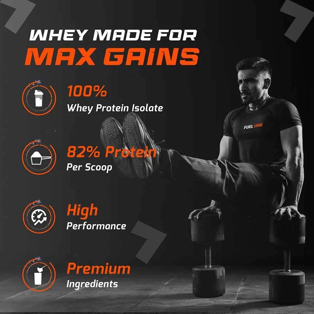 8 - Fuel One Whey Iso-Max Powder,  2.2 lb  Unflavoured 
