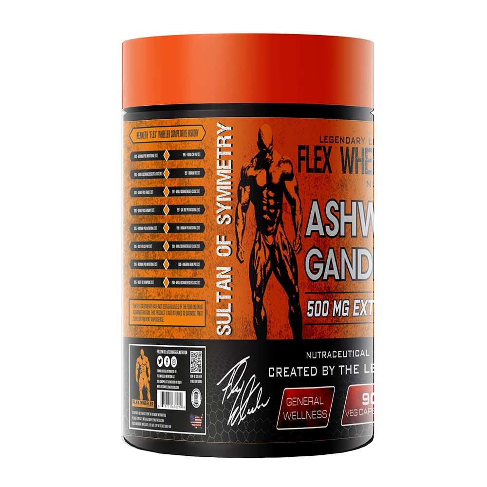 2 - Flex Wheeler Nutrition Ashwagandha 500mg,  90 veggie capsule(s) 