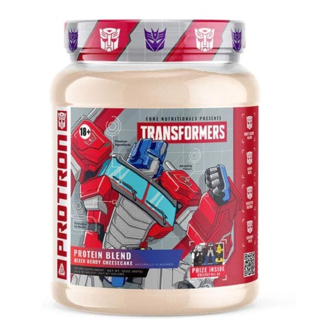 1 - Core Nutritionals Transformers Protron Protein Blend,  1.99 lb  Mixed Berry Cheesecake 
