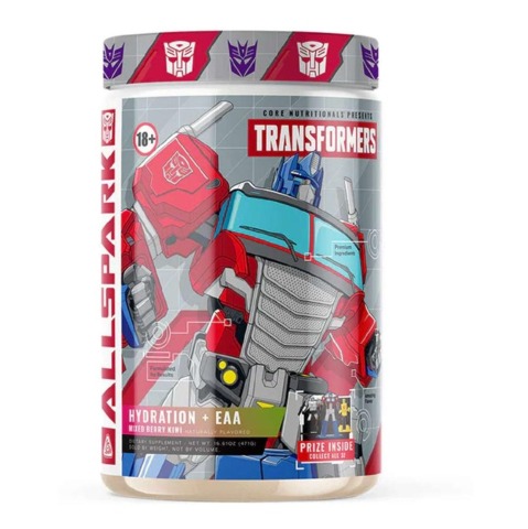 1 - Core Nutritionals Transformers AllSpark Hydration + EAA,  Mixed Berry Kiwi  1.03 lb  30 Servings 