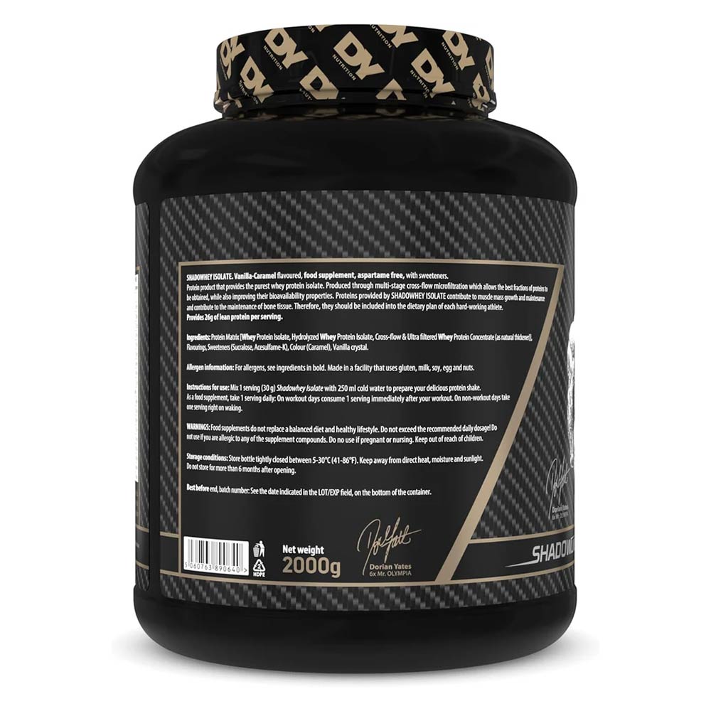 2 - DY Nutrition Whey Protein Shadowhey ISOLATE,  4.4 lb  Strawberry 