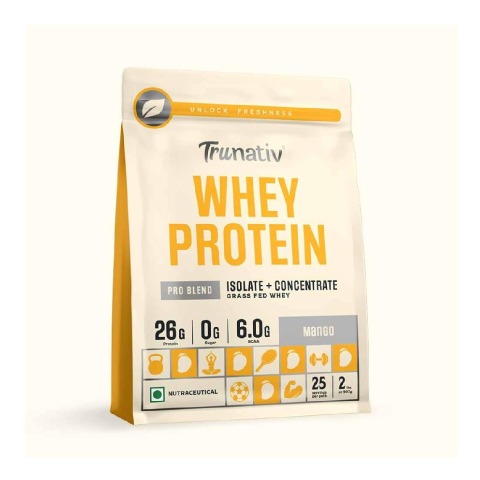 1 - TruNativ Pro Blend Whey Protein, 2 lb Mango