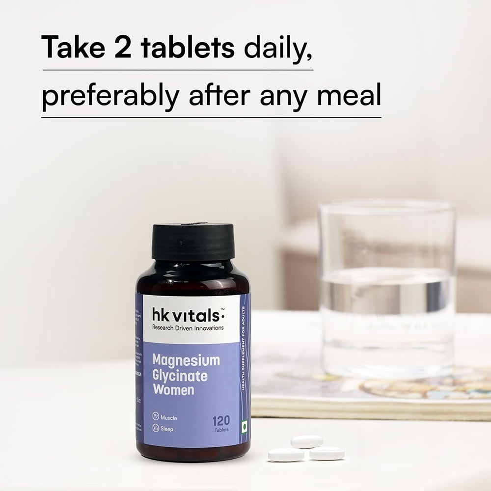9 - HK Vitals Magnesium Glycinate,  Women  120 tablet(s)