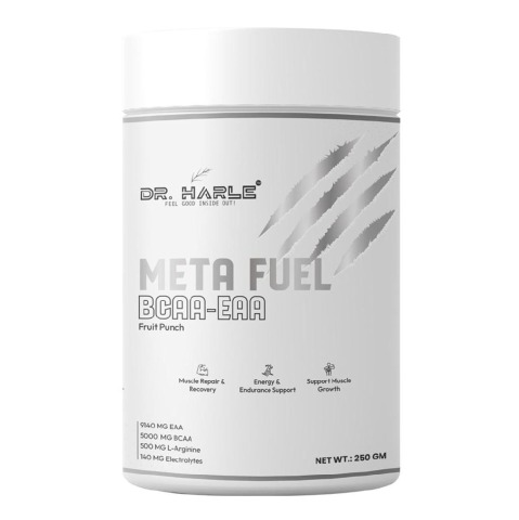 1 - DR. HARLE Meta Fuel BCAA-EAA,  0.55 lb  83 Servings  Fruit Punch 