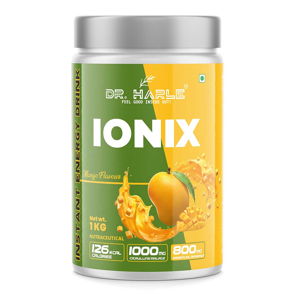 1 - DR. HARLE Ionix Isotonic Energy Drink,  2.2 lb  Mango 