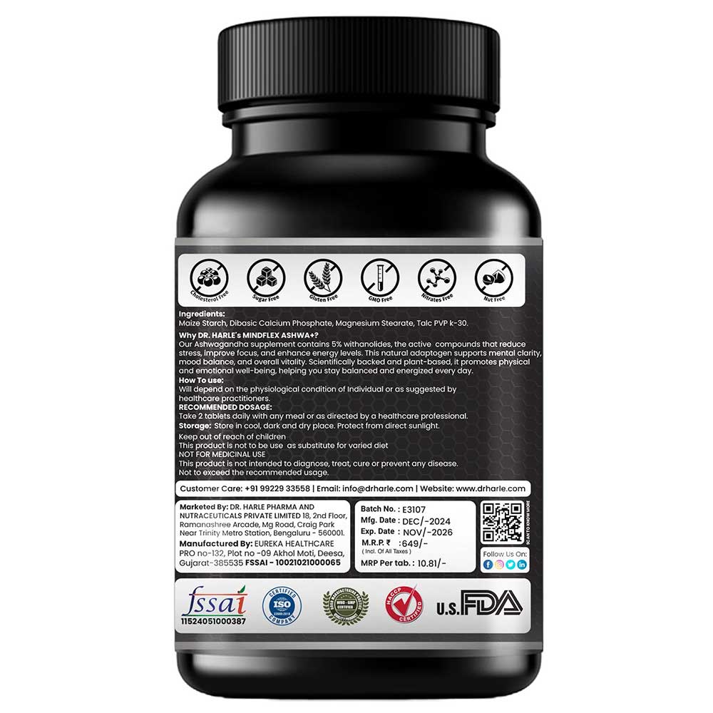 2 - DR. HARLE MindFlex Ashwa +,  60 tablet(s) 