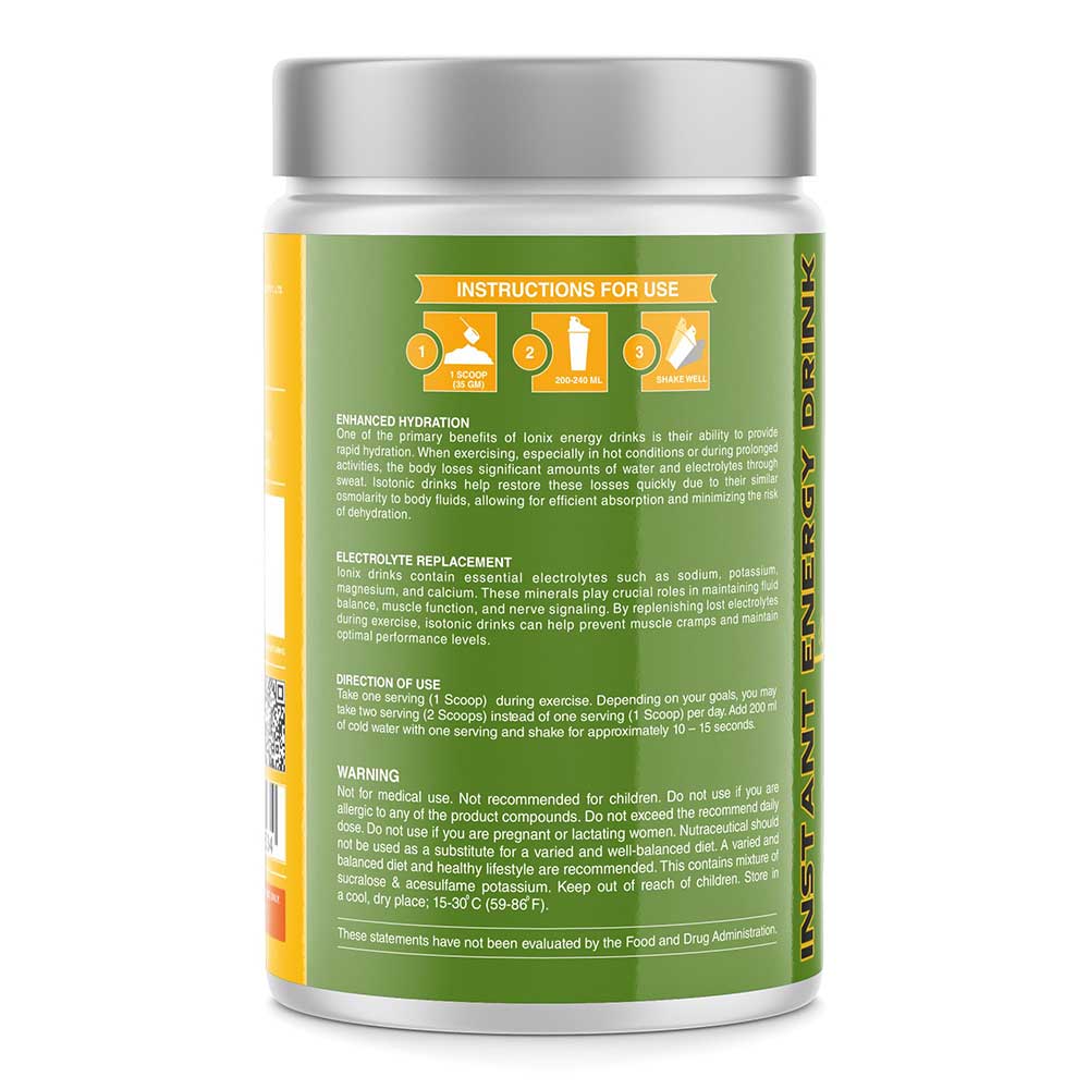 3 - DR. HARLE Ionix Isotonic Energy Drink,  2.2 lb  Mango 