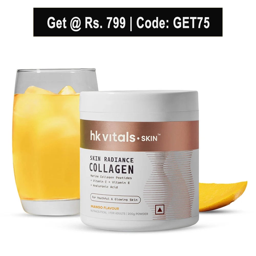 HK Vitals Skin Radiance Collagen, Marine Collagen 200 g Mango