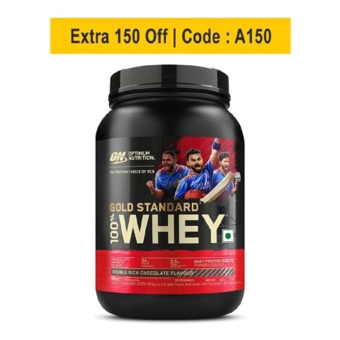 ON (Optimum Nutrition) Gold Standard 100% Whey Protein, 2 lb Double Rich Chocolate