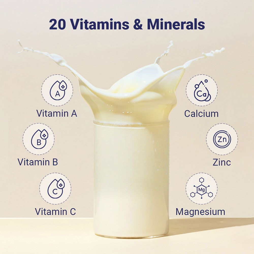 6 - Supermilk Height+ Unsweetened for 7-12 Yrs Boy Personalized Protein and Nutrition Drink Mix,  400 g  Creamy Vanilla