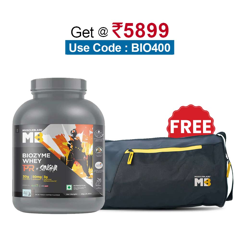 MuscleBlaze Biozyme Whey PR,  4.4 lb  Blue Tokai Coffee-Special Singha Edition 
