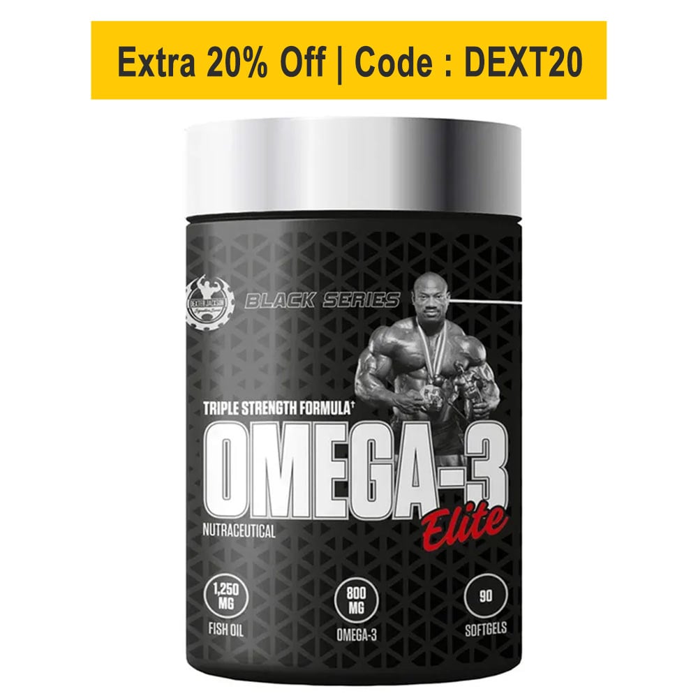 Dexter Jackson Black Series Omega-3 Tripple Strength,  90 softgels 