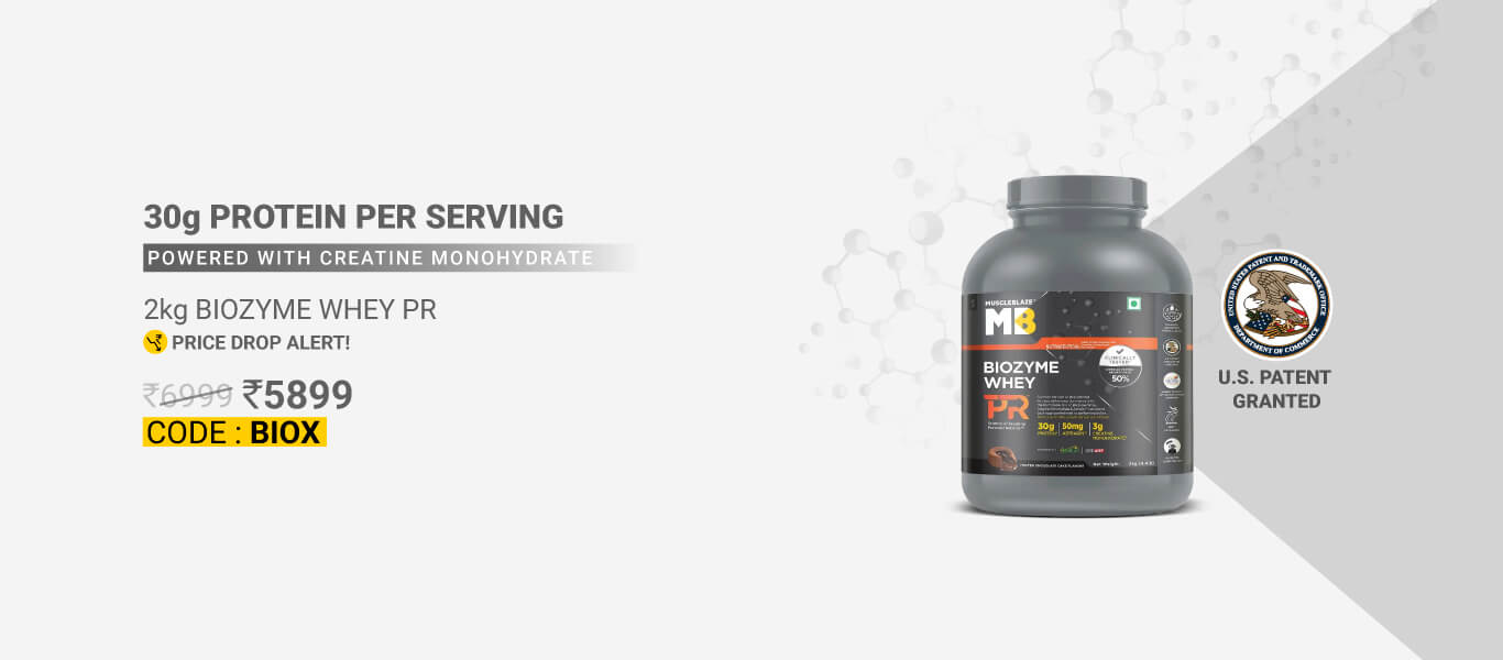 Price Drop: 2kg Biozyme Whey PR Range @ 5899 using BIOX