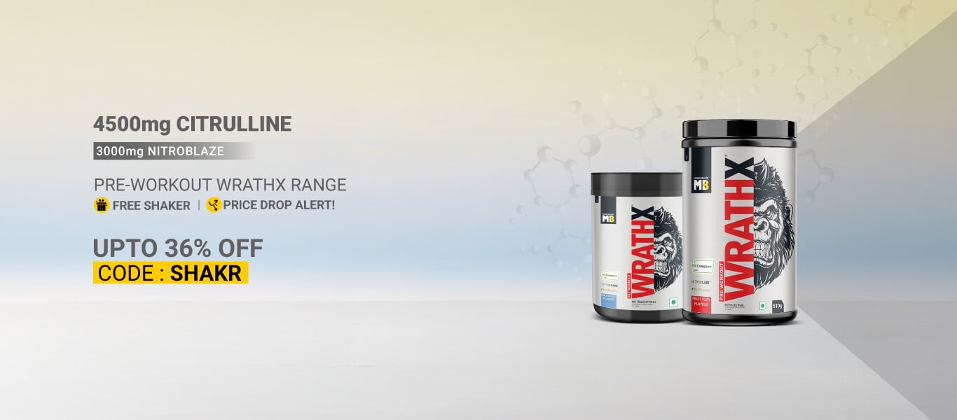 Pre Workout WrathX Range - Free Shaker