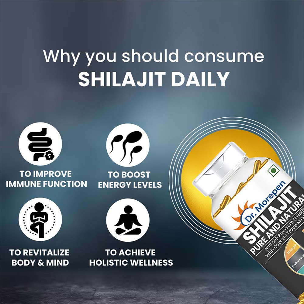 3 - Dr. Morepen Shilajit (Pack of 3),  60 capsules 