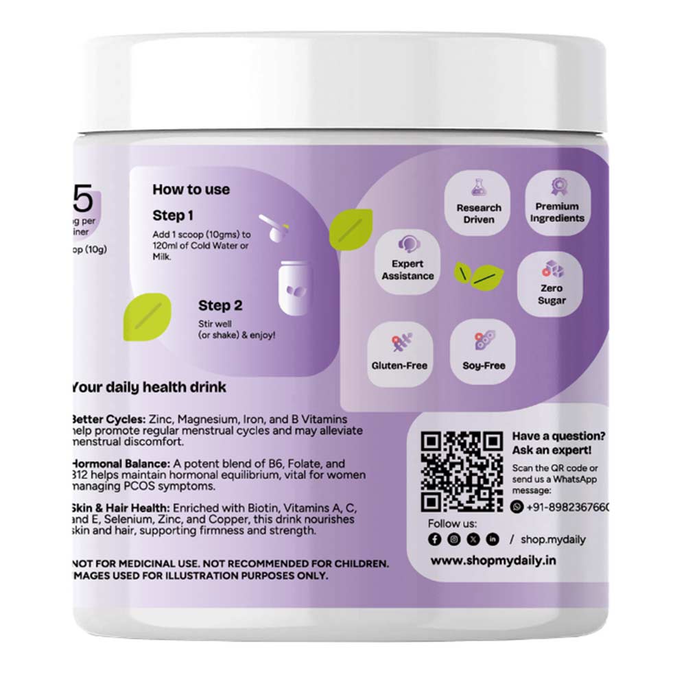 1 - myDaily PCOS Balance,  250 g  Belgian Chocolate 
