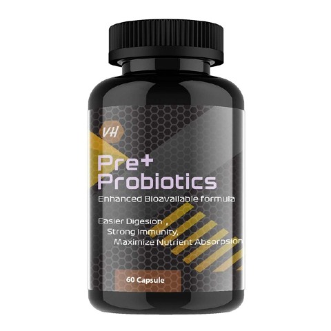 1 - Vitaminhaat Pre+ Probiotics,  60 capsules  Unflavoured 