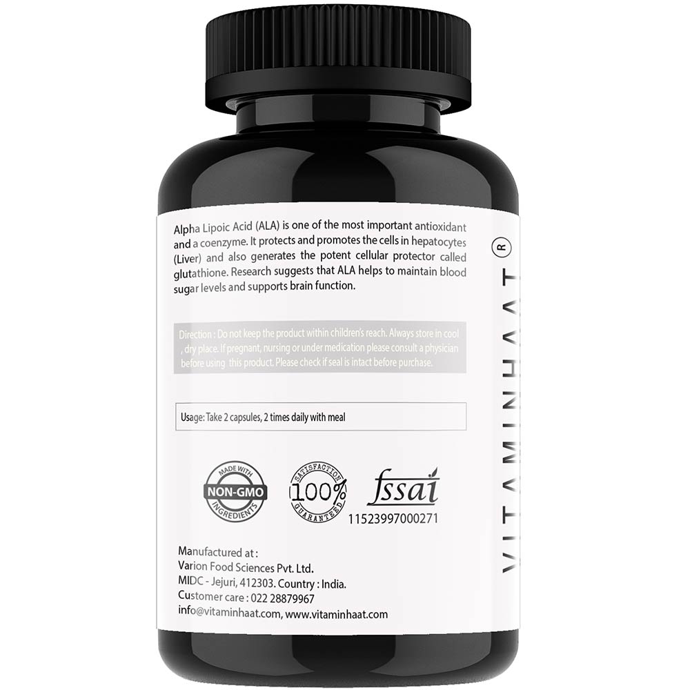 7 - Vitaminhaat Alpha Lipoic Acid,  120 capsules 