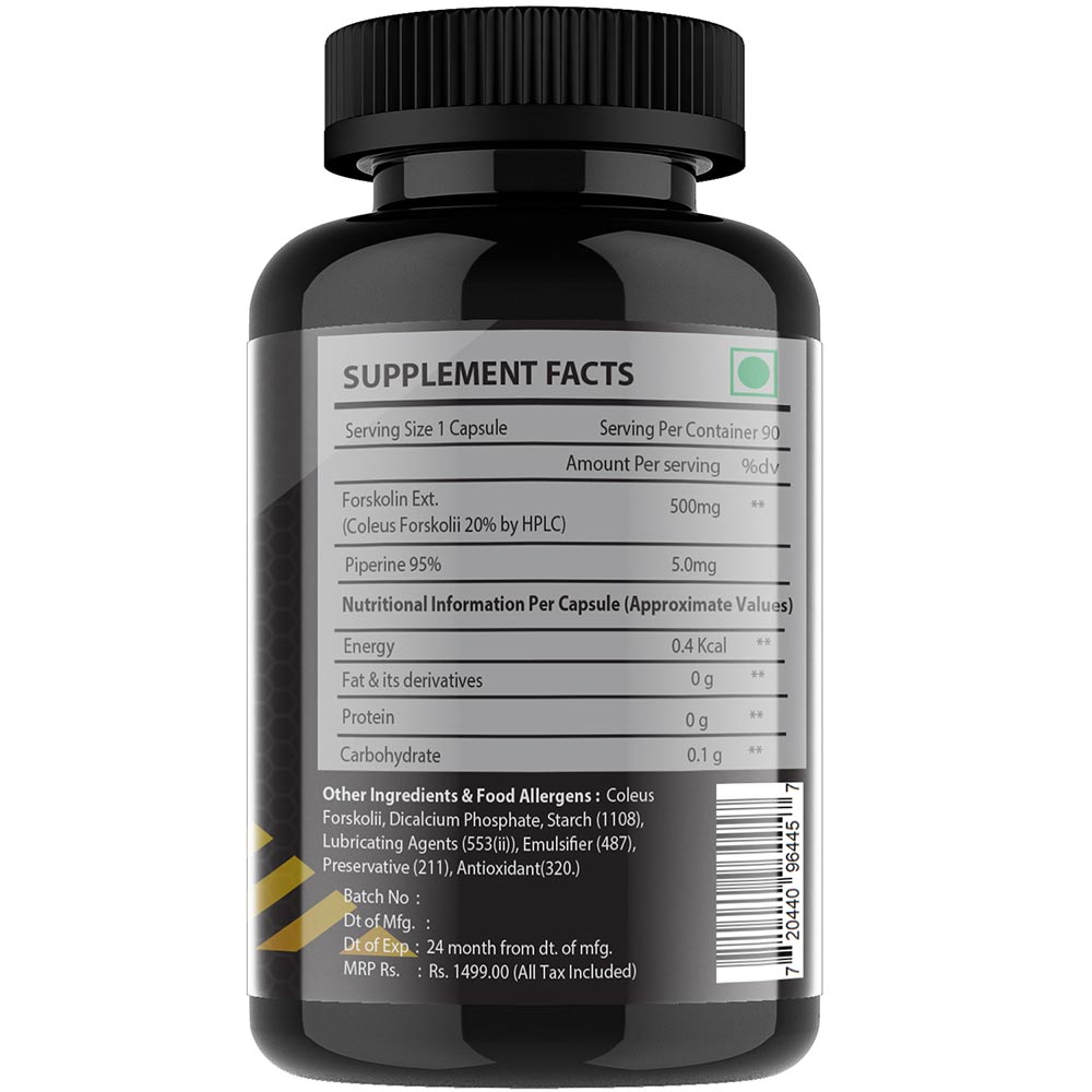 6 - Vitaminhaat Coleus Forskolin,  90 capsules  Unflavoured 