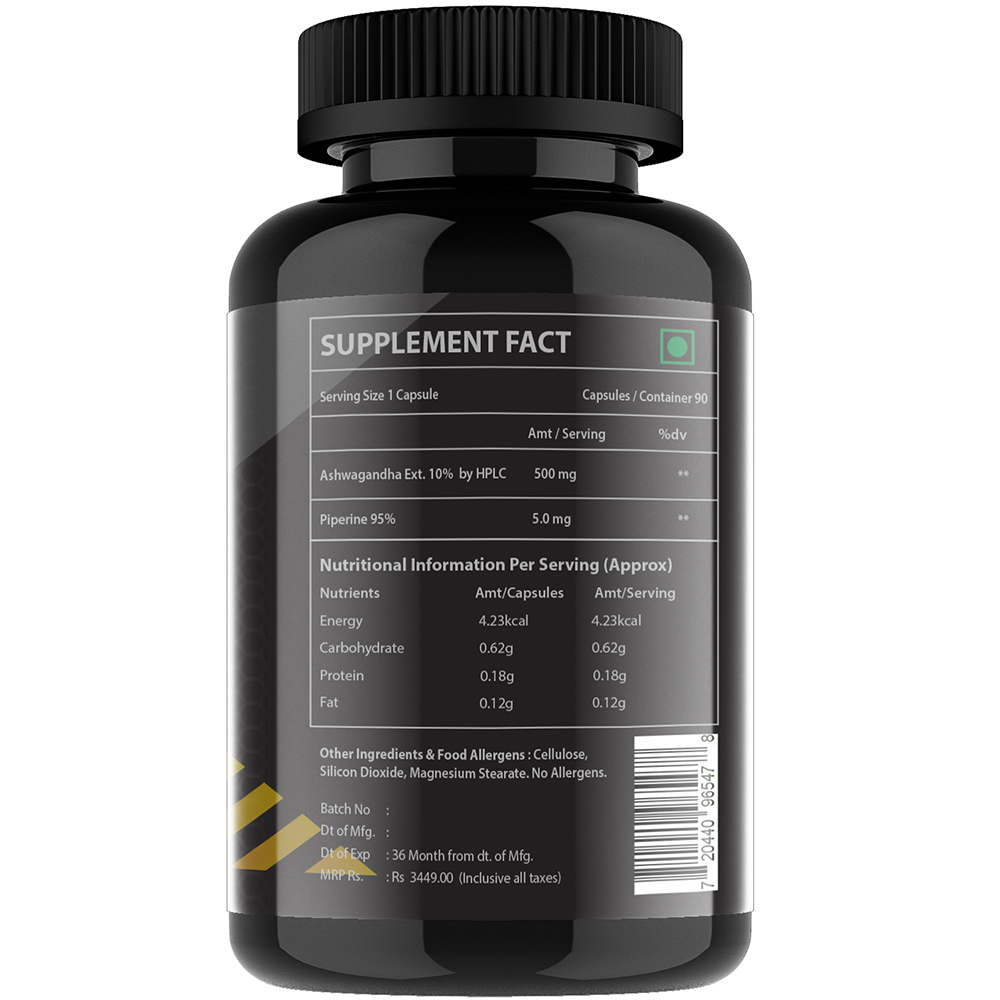 6 - Vitaminhaat Ashwagandha 10% HPLC,  90 capsules 