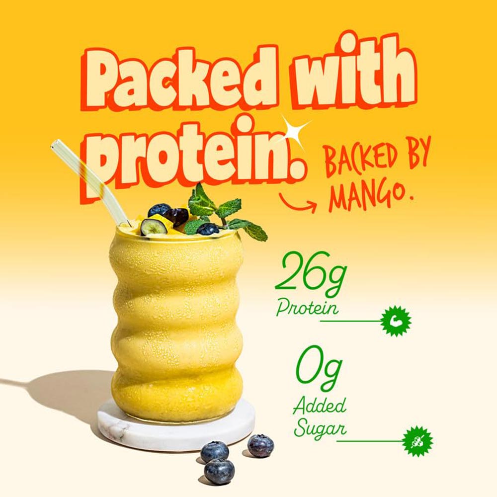 5 - Yogabar 26g Protein Shake,  12 Piece(s)/Pack  Mango Rizz 