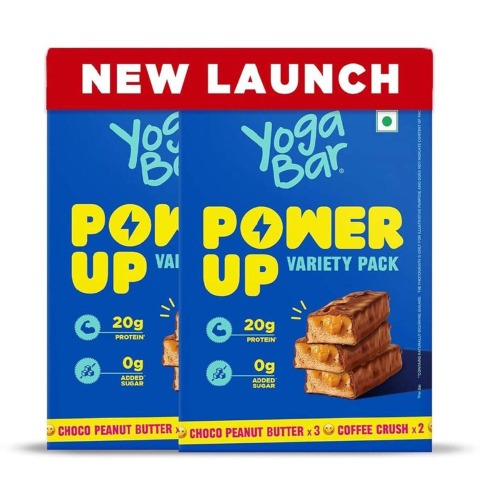 1 - Yogabar Power Up 20g Protein Bar,  10 bar(s)  Assorted 